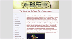 Desktop Screenshot of boothillminiatures.co.uk